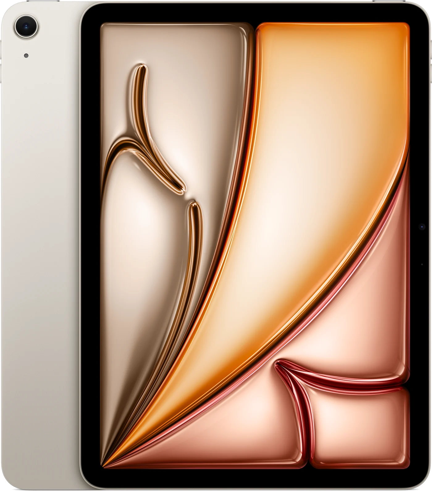 iPad Air estelar com a tela acesa